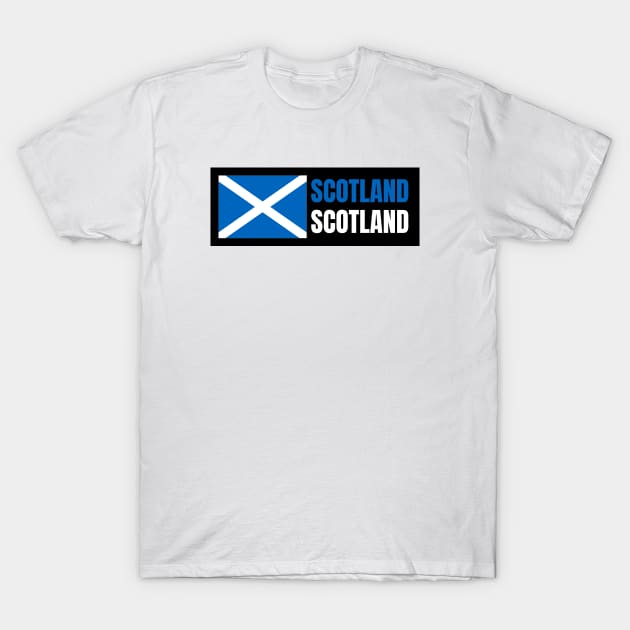 Scotland with the Scottish Flag T-Shirt by aybe7elf